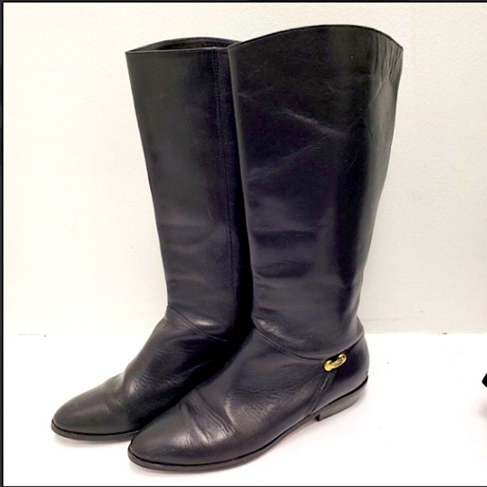 Etienne Aigner Vintage ‘80s EUC Black Riding Boots